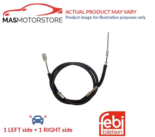Handbrake cable pair rear - pair, febi