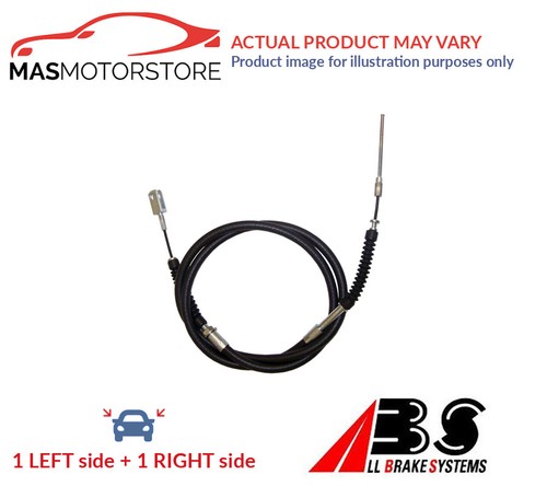 Handbrake cable pair - handbrake, front